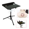Mobile Tattoo Workstation Stand, Heavy Duty Mobile Tray Portable Table