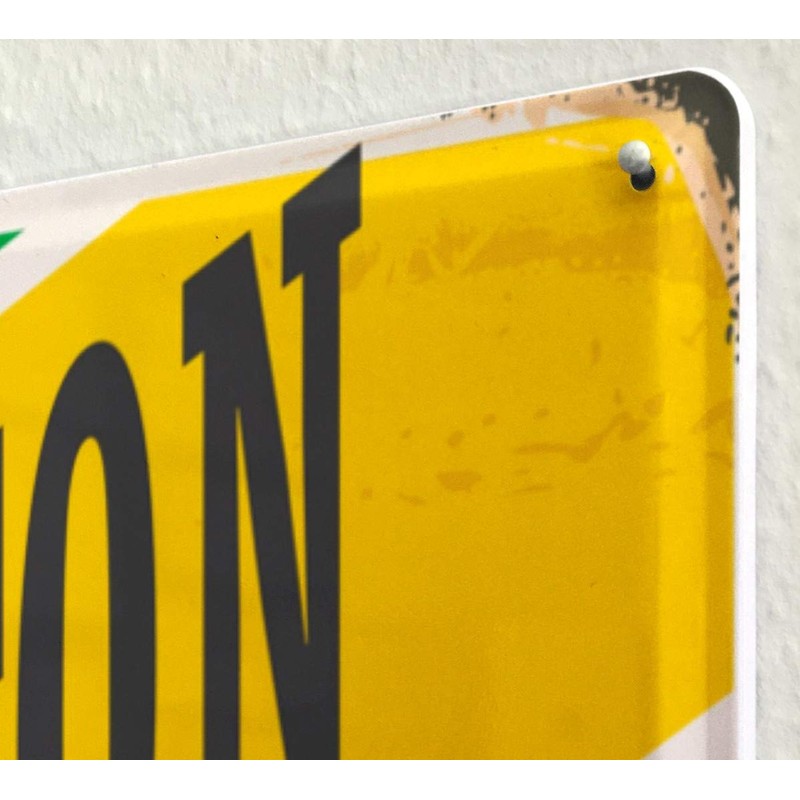 Tin Sign Wanderlust City Kingston Jamaica