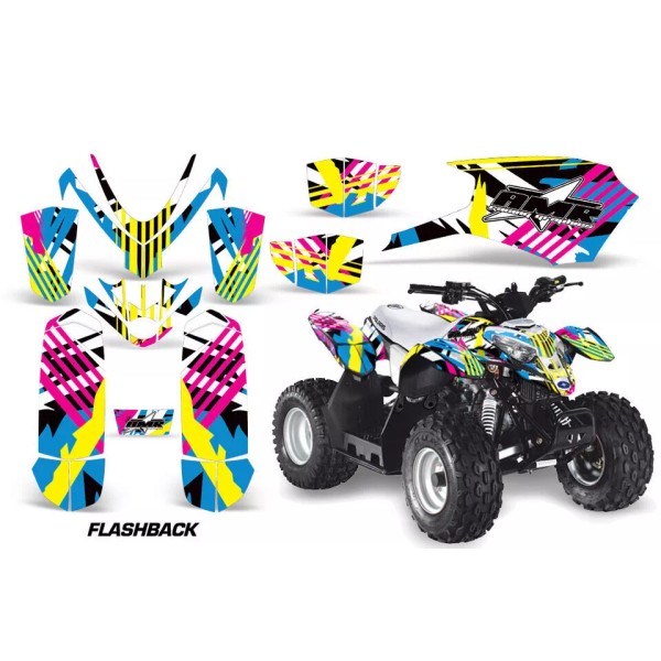 AMR Racing ATV Graphics Decals Stickers For Polaris Outlaw/Predato