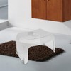 Generic Comfortable Foot Support Stool for Home and Office, Clear
