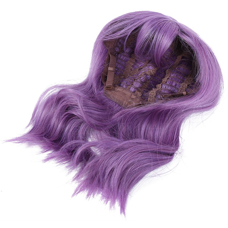 High Temperature Synthetic Women Hair Charming Wavy Wigs Short for