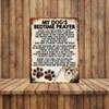 MY DOG'S BEDTIME PRAYER RETRO STYLE METAL TIN SIGN/PLAQUE (SCHNAUZER)