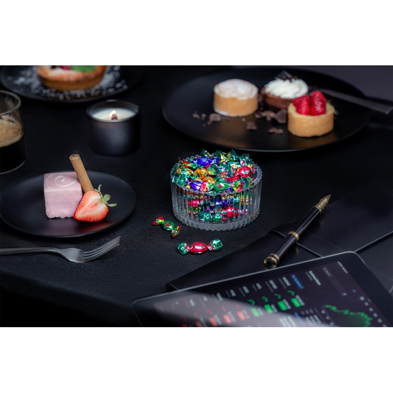 GLITTERATI Fruit & Berry Medley Italian Mini Hard Candies, Individually