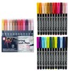 SAKURA Koi Colouring Brush Pen Set with 24 Colours, Brush