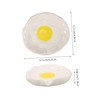 VICASKY Cute Ceramic Soap Dish with Self Draining Design Whimsical