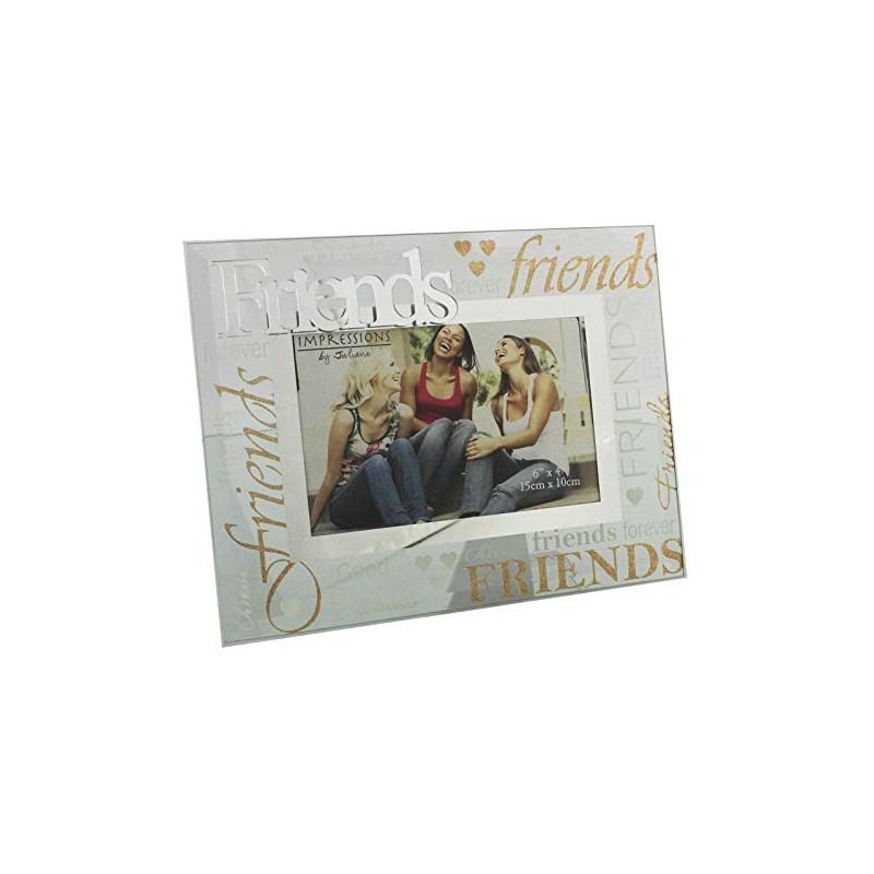 Friends Glass Photo Frame 6x4" 3D Words FG573FR
