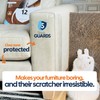 Cat Scratch Furniture Protector, 12-Pack Double-Sided Couch Protector from Cat