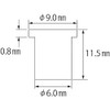LOBTEX Blind Nut "Nut" (Flat Head, Steel) Eco Pack, Plate