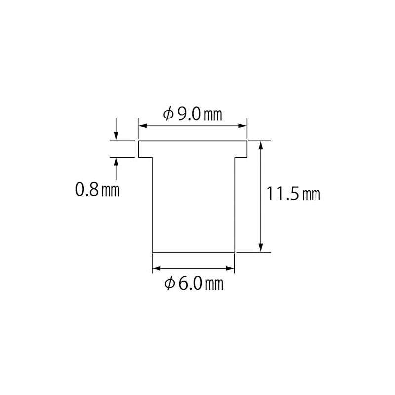 LOBTEX Blind Nut "Nut" (Flat Head, Steel) Eco Pack, Plate