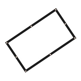 KONTONTY Portable Crease Projector Screen Foldable Movie Screen for Indoor Outdoor Use for Home Theater Camping Weddings and Presentations