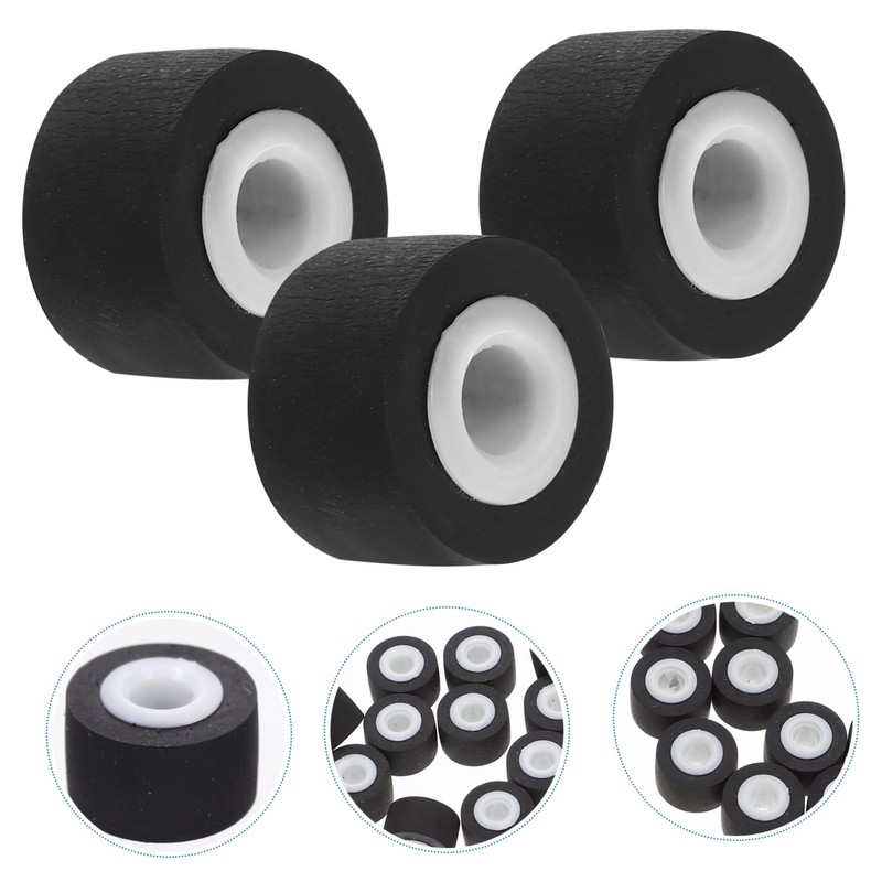 KOMBIUDA 12pcs Durable Pinch Roller for Cassette Machines Bearing Roller