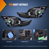 Nilight Fog Light Assembly Compatible with 2013 2014 2015 Nissan