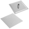 Jeffergarden 8 inch square ultra-thin stainless steel shower head rain