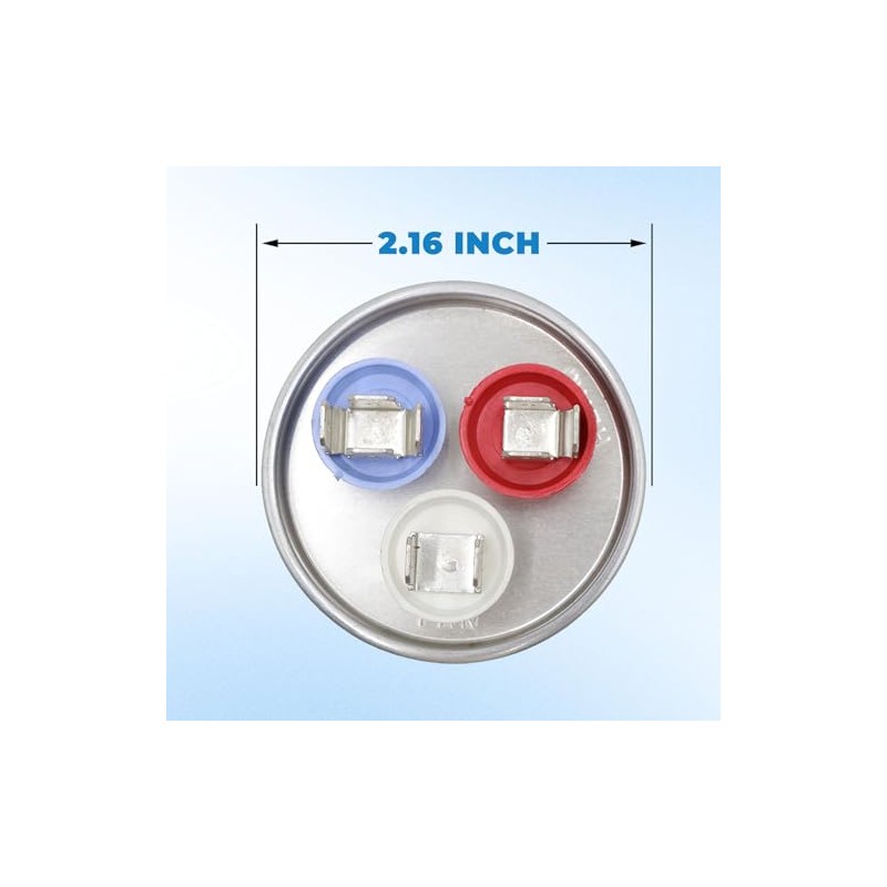 COOLWAY 60/5 uF 60+5 MFD ±5% 370V o 440V Capacitor