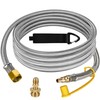 12 FT Propane Quick Connect Hose for RV to Gas