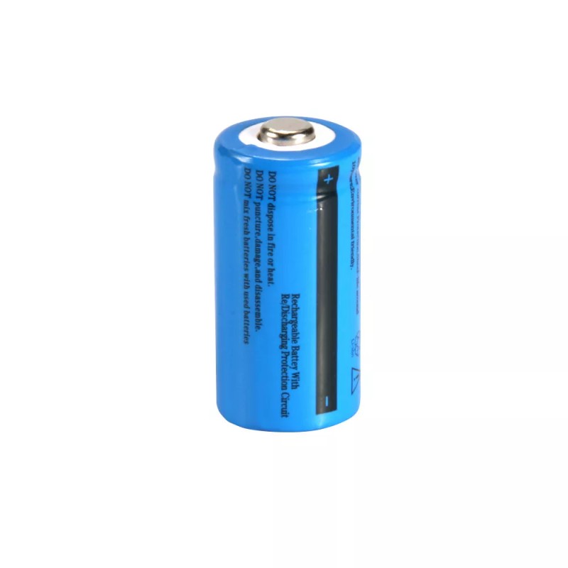 UltraFire 10pcs Ultrafire 16340 3.7v 1800mAH Rechargeable Battery Cell +2pcs