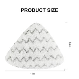Mop Pads for Bissell 2078: Steam Mop Pads Fit for Bissell PowerEdge and PowerForce Lift Off 2-in-1 Series 2078 20781 2165 20781 2814C Steam Mop Cleaner Replacement Mop Cloth (2 Soft + 2 Scrubby)