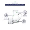 Badash Long Island Crystal Pitcher Set - 2-Piece 24 oz.