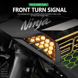 TST Industries LED Flush Mount Turn Signal For Ninja 300, 400, 650, 1000, ZX6R, ZX4R, ZX25R