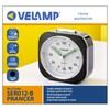 Velamp Sveglia da Comodino, Sveglia Analogica al Quarzo Silenziosa con