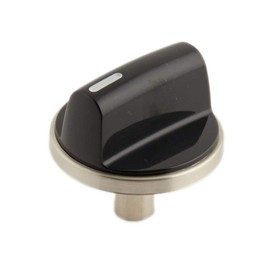 Bosch 00650847 Burner Knob, Black w/Metalic Accents
