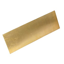 FEVERWORK 300 * 100 * 0.5mm Corrosion Resistant H62 Brass Sheet
