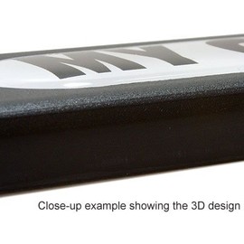 GRAPHICS & MORE Thin Blue Line 2 Two Asterisk K-9 Unit - Police License Plate Tag Frame - Carbon Fiber Patterned Finish