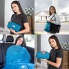 BlueHills Ultra Compact Travel Blanket in Portable Case Premium Soft