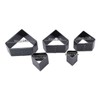 5Pcs Leather Die Cutter Hollow Punching Mold Different Sizes Diamonds