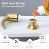 GAGALIFE Kitchen Sink Soap Dispenser with Large Bottle, Built in