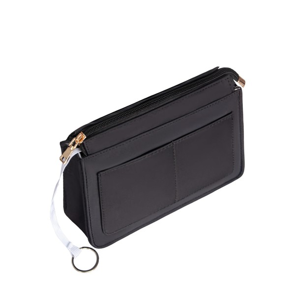 Vercord Purse Organizer Insert with Zipper for Women Hobo Handbags