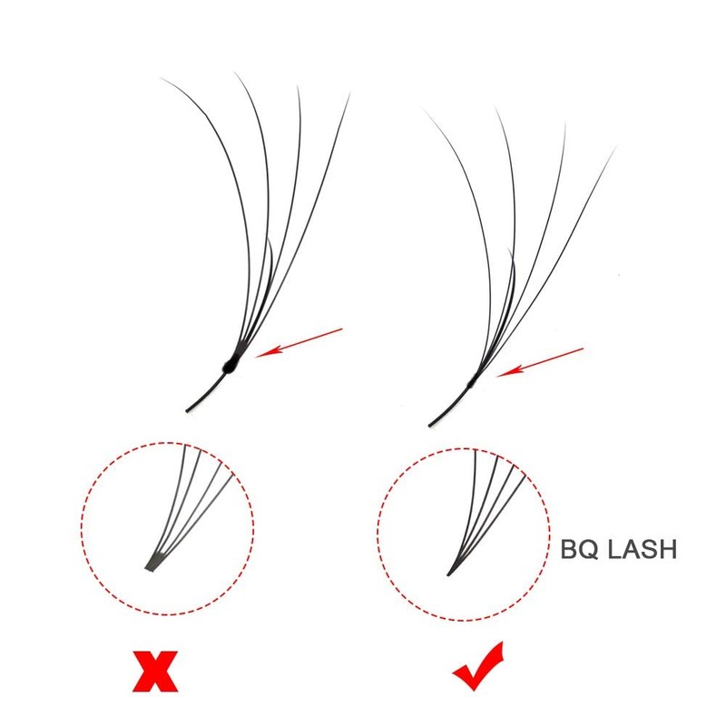 Ready-to-Use Fan Eyelashes, 8D-C-0.07-15 Volume Eyelash Extension, 4D, 6D, 0.07/0.10