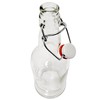 EZ Cap Bottles - 16 oz Clear Swing Top (Qty