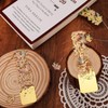 YQQZQ 3pcs Metal Bookmarks, Classical But Fashion Flower Design, Osmanthus,