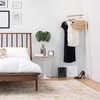 IRIS USA Stylish Corner Clothes Rack for Hanging Clothes, Easy