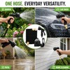 Expandable Garden Hose Kit with 8-Pattern Spray Gun, Metal Connectors,