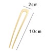 COMFORTIS Hair Ornament, U-Pin, Japanese Style Hairpin, U-Shape, Set of