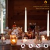 AFINETH Flameless Taper Candles with 3D Wick, 11.4" Real Wax