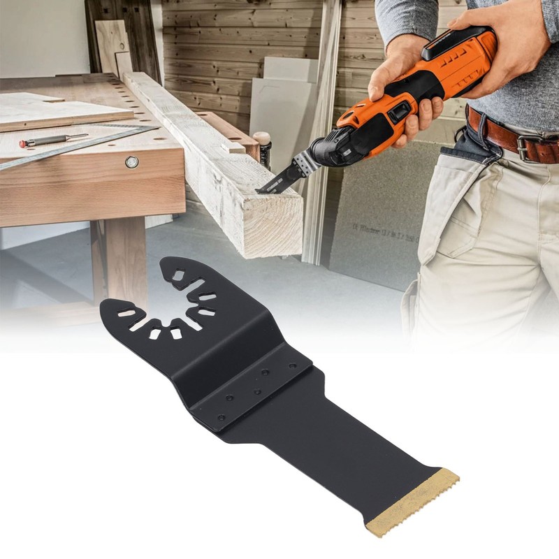 5Pcs Oscillating Tool Saw Blade Multifunctional Professional Titanium Plated Multitool