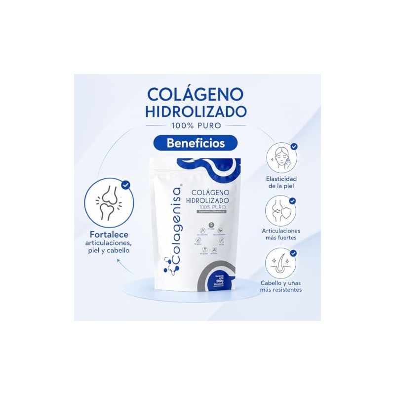 Colágeno hidrolizado bovino 100 puro