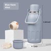 Insulated Water Bottle with Handle and Strap,Vacuum Travel Tumbler with