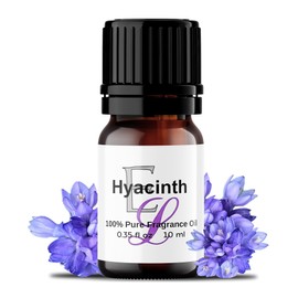 Hyacinth Fragrance Oil, 10 ml Premium, Long Lasting Diffuser Oils, Elegant, Delightful Essential Oils with Real Floral Fresh Aroma, Relaxing Spring & Natural Aromatherapy