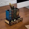 NFASHIONSO Decorative Desk Organizer Caddy, Pencil and Pen Holder with