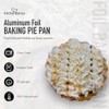 KitchenDance 9 Inch Pie Tins - Premium Disposable Pie Pans