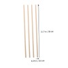 Operitacx 30pcs Square Wooden Sticks for Craft DIY Projects Long