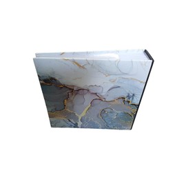 CARESTARZ Photo Album - Grey Marble Design Photo Albums 6x4-6x4 Photo Album Memo Slip in Holds 200 Photos for Valentine Family Wedding Christmas Birthday