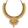 Aheli Indian Traditional Temple Necklace Jhumki Jhumka Dangle Earring Set