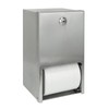 Stardrix 2 Roll Stainless Steel Commercial Toilet Paper Dispenser, Heavy
