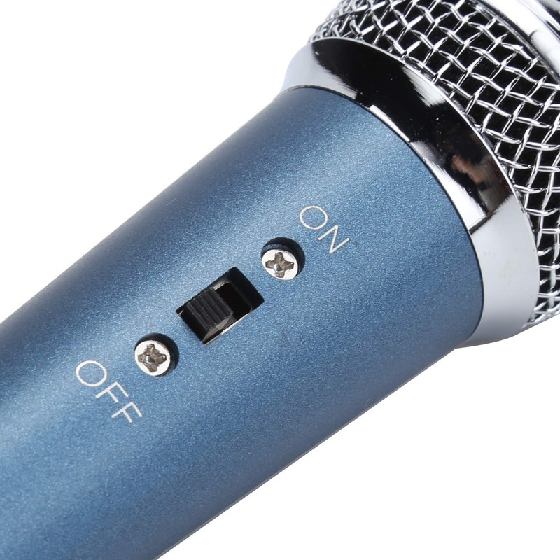 Dynamic Microphone, Condenser Microphone, Wired Microphone, Compatible with Karaoke, Handheld
