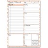 A5 Daily Planner 50 Sheet Note Pad with Schedule, Priority,